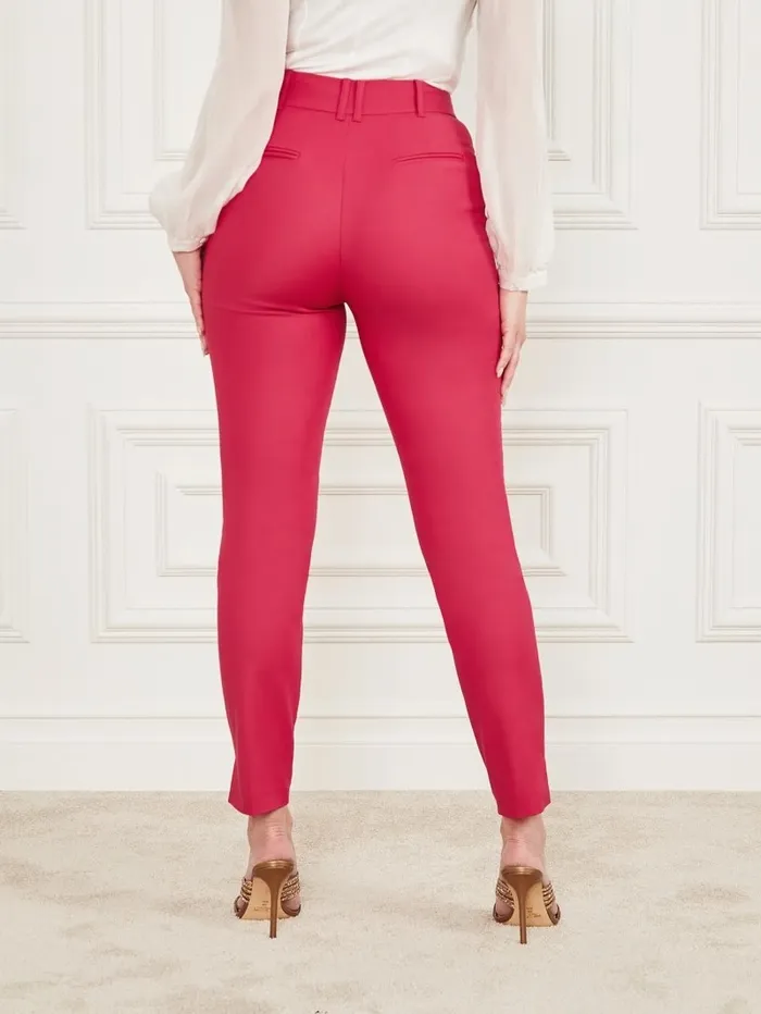 Bottoms Women GUESS Franca Chino Pant Souvenir Pink