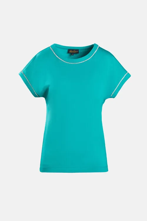 Brescello Brescello Blue Tops and TShirts Luisa Spagnoli Women Brescello Brescello Blue Tops and TShirts Luisa Spagnoli Women