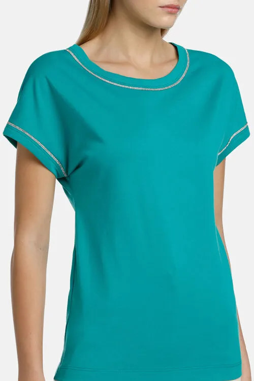 Brescello Brescello Blue Tops and TShirts Luisa Spagnoli Women Brescello Brescello Blue Tops and TShirts Luisa Spagnoli Women