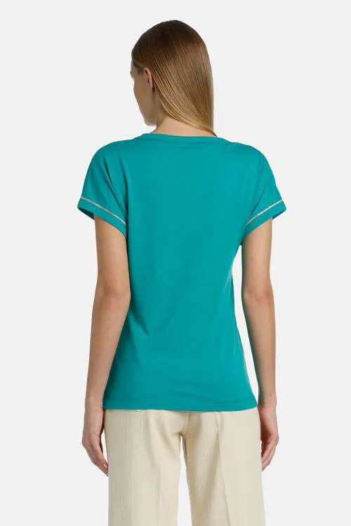 Brescello Brescello Blue Tops and TShirts Luisa Spagnoli Women Brescello Brescello Blue Tops and TShirts Luisa Spagnoli Women