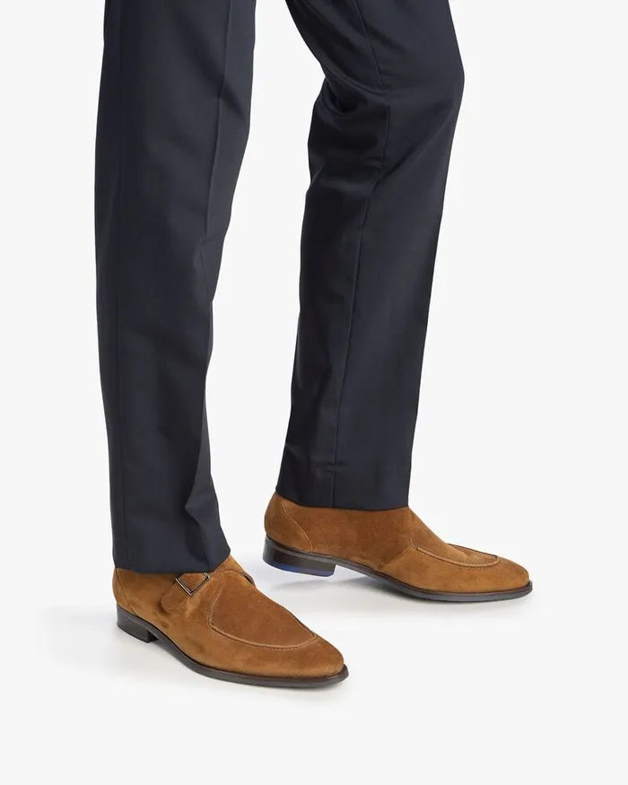 Buckle Shoes Men Floris Van Bommel De Stapper 3705 Suede