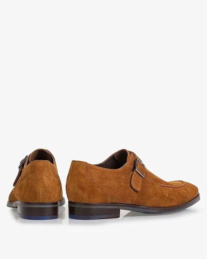 Buckle Shoes Men Floris Van Bommel De Stapper 3705 Suede
