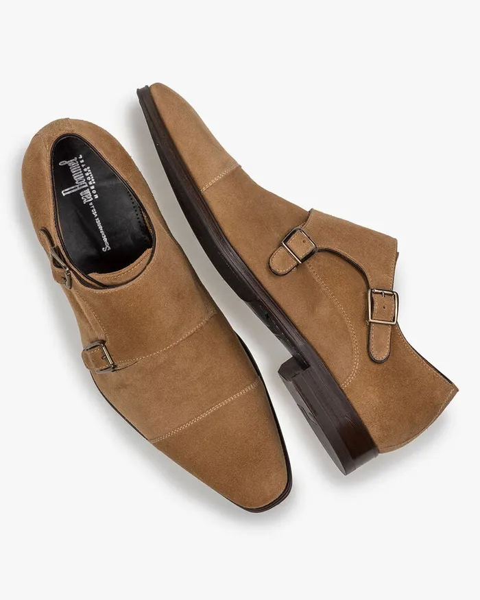 Buckle Shoes Men Floris Van Bommel Raffa 0109 Suede
