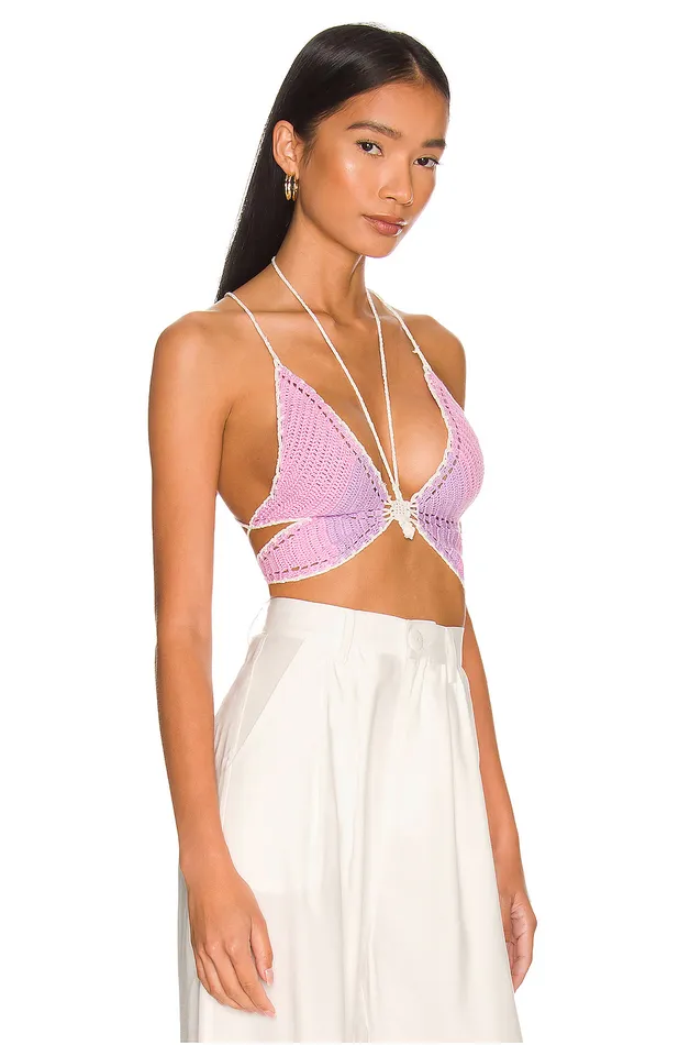 Butterfly Love Top Pink Women Lovers and Friends Tops Butterfly Love Top Pink Women Lovers and Friends Tops