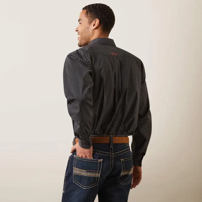 Button Down Shirts Men Ariat Dover Classic Fit Shirt Black Button Down Shirts Men Ariat Dover Classic Fit Shirt Black