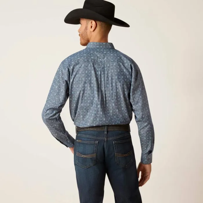 Button Down Shirts Men Ariat Graham Classic Fit Shirt Blue Button Down Shirts Men Ariat Graham Classic Fit Shirt Blue
