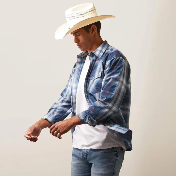 Button Down Shirts Men Ariat Habel Retro Fit Shirt Dark Denim Button Down Shirts Men Ariat Habel Retro Fit Shirt Dark Denim