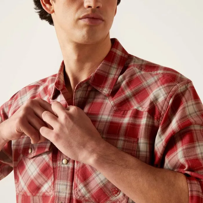 Button Down Shirts Men Ariat Holton Retro Fit Shirt Rosewood Button Down Shirts Men Ariat Holton Retro Fit Shirt Rosewood