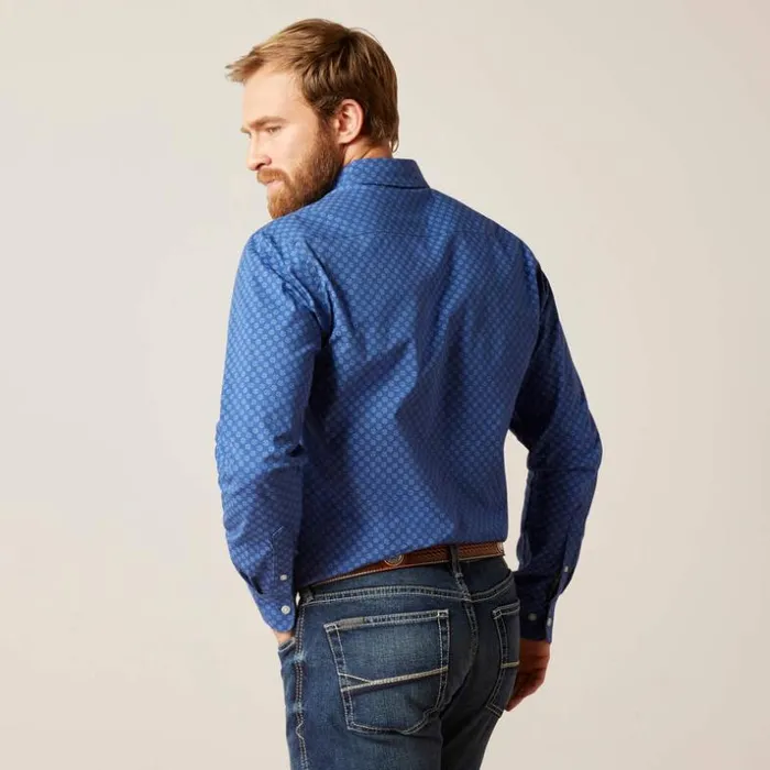 Button Down Shirts Men Ariat Maxwell Stretch Modern Fit Shirt Blue Button Down Shirts Men Ariat Maxwell Stretch Modern Fit Shirt Blue