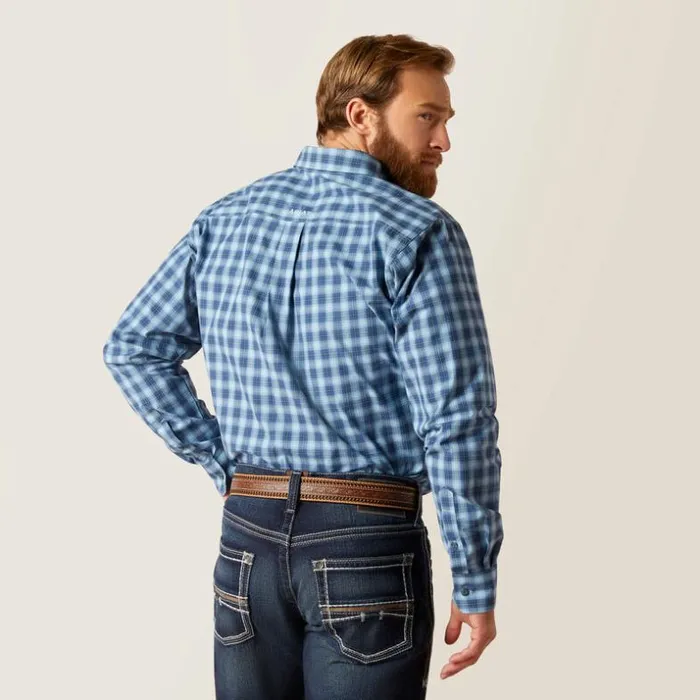 Button Down Shirts Men Ariat Pro Series Gradison Fitted Shirt Sky Blue Button Down Shirts Men Ariat Pro Series Gradison Fitted Shirt Sky Blue