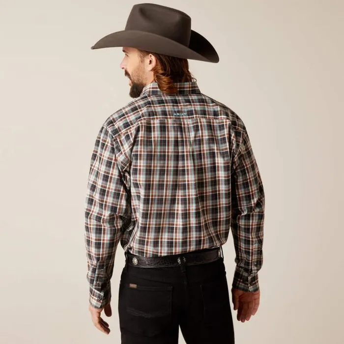 Button Down Shirts Men Ariat Pro Series Nathanael Classic Fit Shirt White