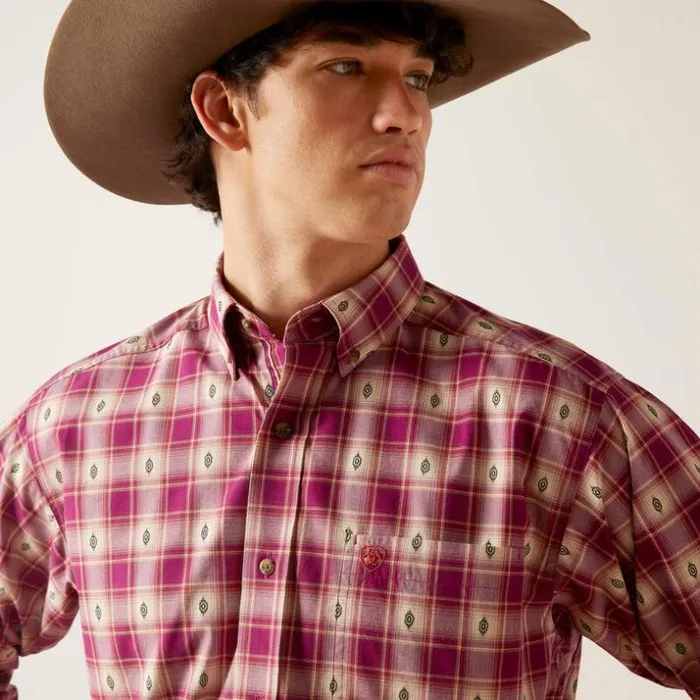 Button Down Shirts Men Ariat Pro Series Seamus Classic Fit Shirt Terra Rouge Button Down Shirts Men Ariat Pro Series Seamus Classic Fit Shirt Terra Rouge