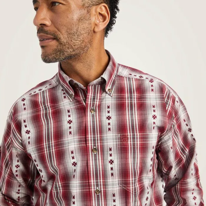 Button Down Shirts Men Ariat Pro Series Wilfred Classic Fit Shirt Snow Bunting Button Down Shirts Men Ariat Pro Series Wilfred Classic Fit Shirt Snow Bunting