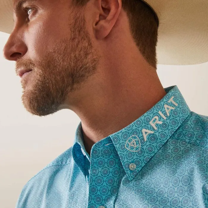 Button Down Shirts Men Ariat Team Caiden Classic Fit Shirt Gulf Stream Button Down Shirts Men Ariat Team Caiden Classic Fit Shirt Gulf Stream