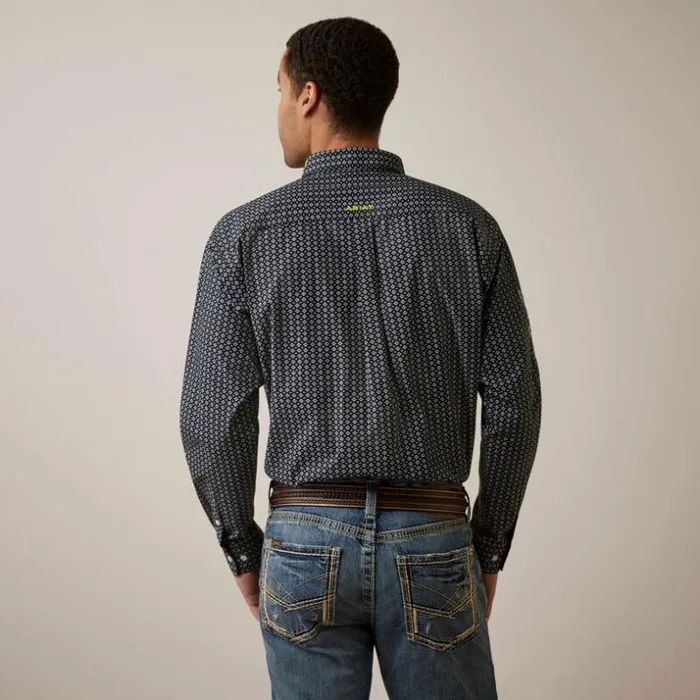 Button Down Shirts Men Ariat Team Peyton Classic Fit Shirt Black Button Down Shirts Men Ariat Team Peyton Classic Fit Shirt Black