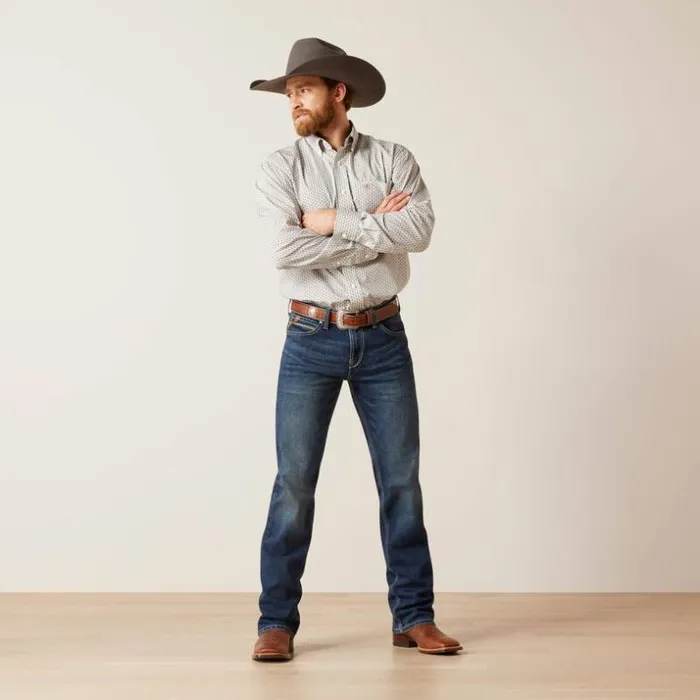 Button Down Shirts Men Ariat Wrinkle Free Kingsley Classic Fit Shirt White Button Down Shirts Men Ariat Wrinkle Free Kingsley Classic Fit Shirt White