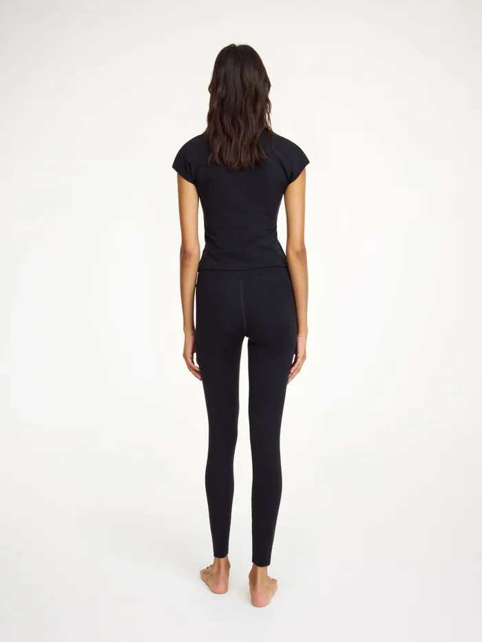 By Malene Birger Athleisure Wear Women Venazia Athletic Top Black