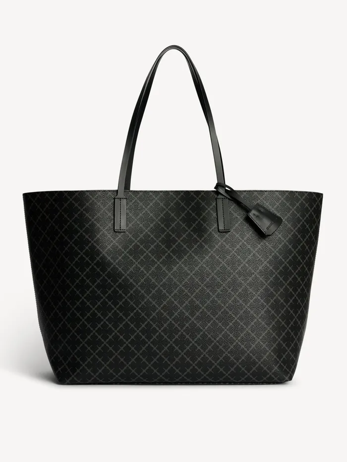 By Malene Birger Bags Women Abi Printed Tote Bag Charcoal