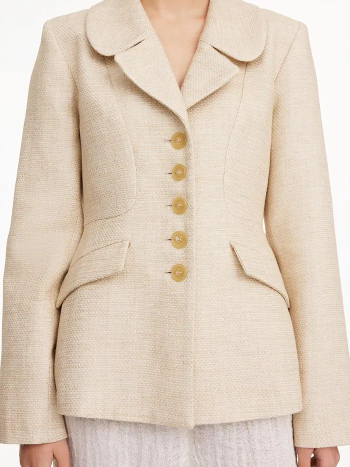 By Malene Birger Blazers Women Adrienna SingleBreasted Blazer Wood
