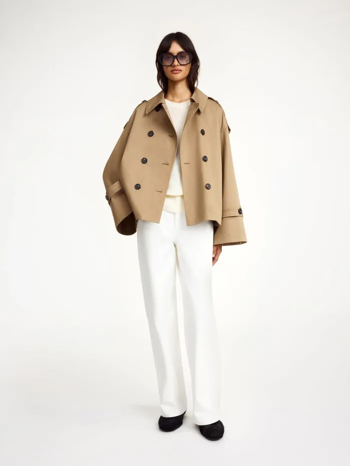 By Malene Birger Coats and Jackets Women Alisandra Trench Jacket Fosil