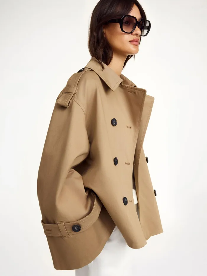 By Malene Birger Coats and Jackets Women Alisandra Trench Jacket Fosil