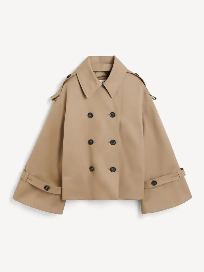 By Malene Birger Coats and Jackets Women Alisandra Trench Jacket Fosil