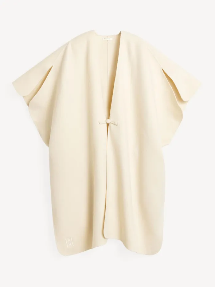 By Malene Birger Coats and Jackets Women Robertas Wool Cape Pearl