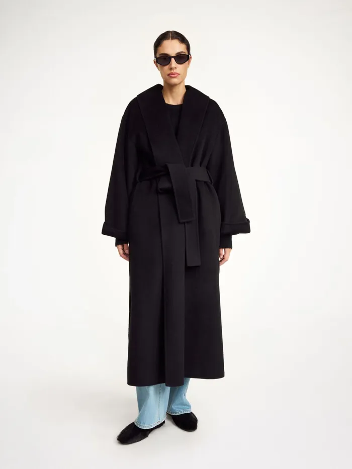 By Malene Birger Coats and Jackets Women Trullem Wool Coat Black