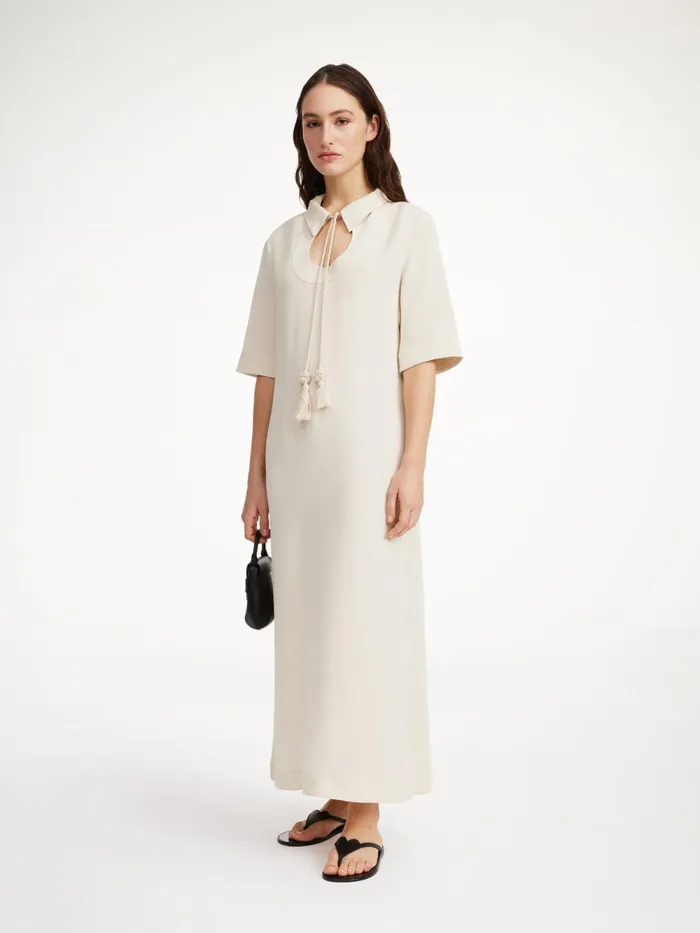 By Malene Birger Dresses Women Brinney Maxi Dress Oyster Gray