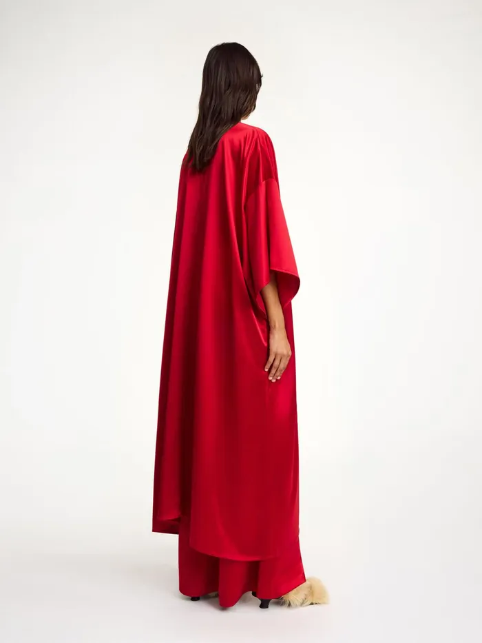 By Malene Birger Dresses Women Cicine Midi Dress Dark Chilli