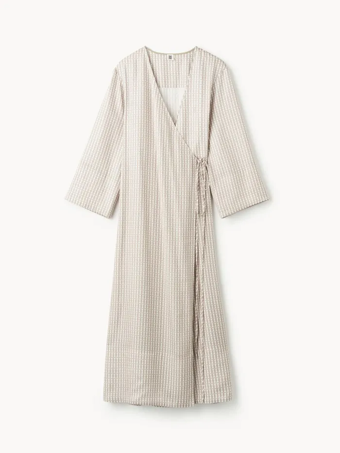 By Malene Birger Dresses Women Manissa Maxi Dress Off White Monogram