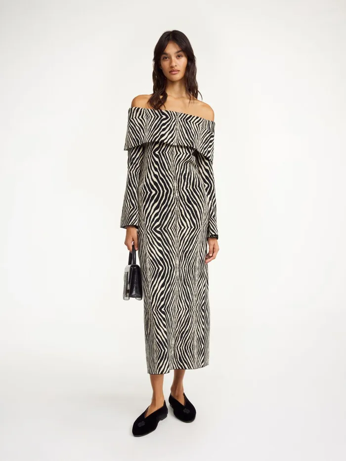 By Malene Birger Knitwear Women Bennie Midi Dress Zebra