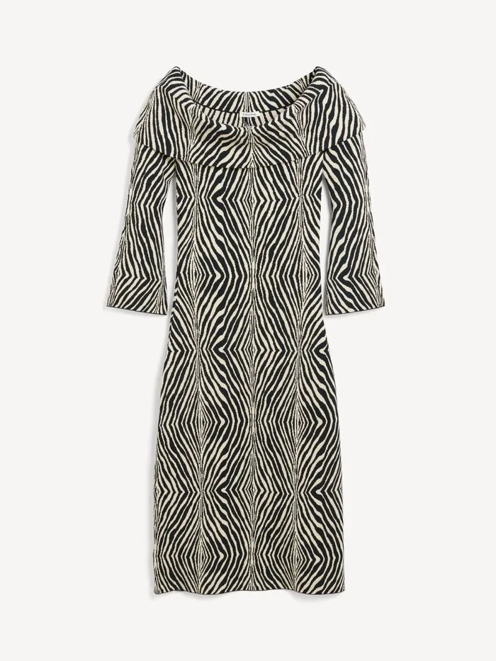 By Malene Birger Knitwear Women Bennie Midi Dress Zebra
