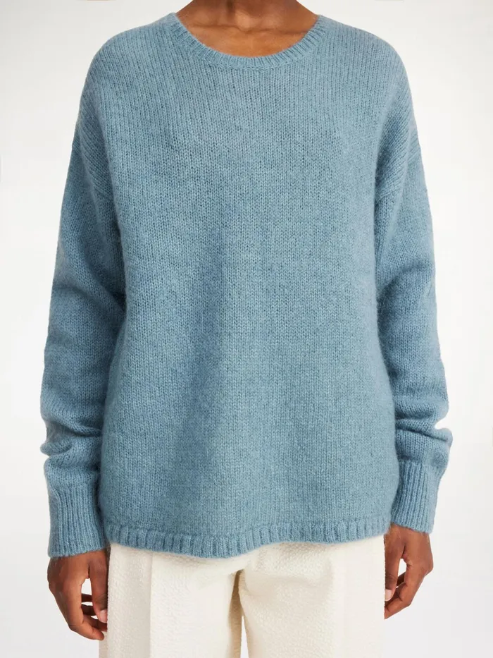 By Malene Birger Knitwear Women Briella MohairBlend Sweater Cool Water