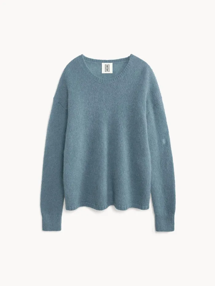 By Malene Birger Knitwear Women Briella MohairBlend Sweater Cool Water