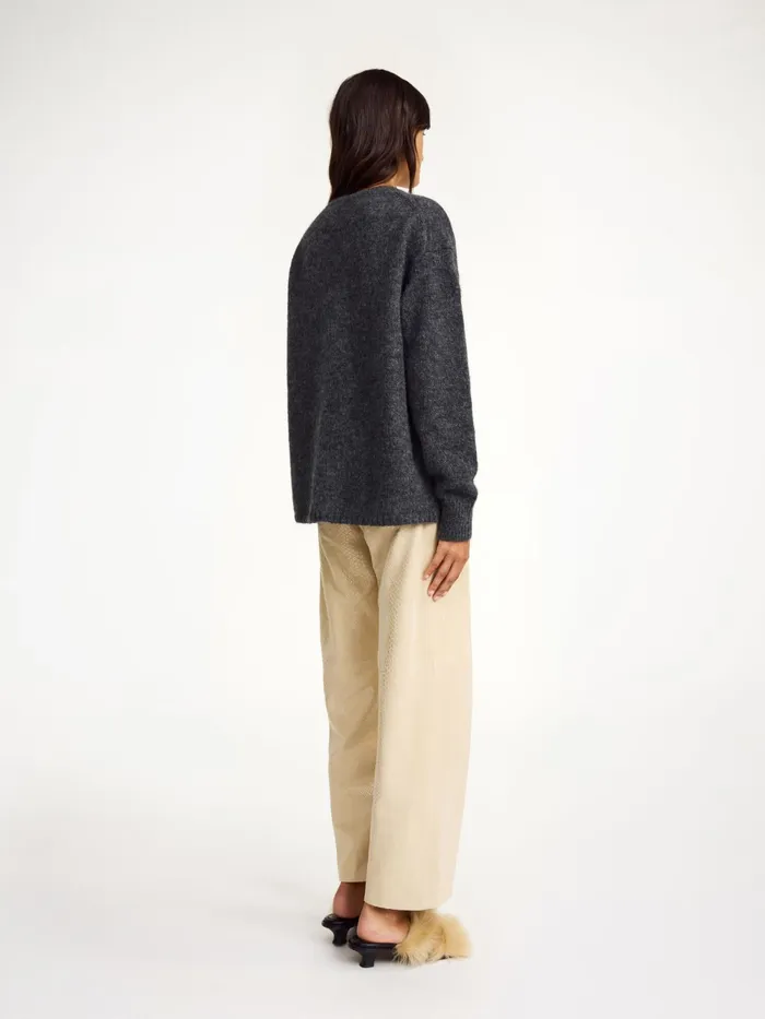 By Malene Birger Knitwear Women Briella MohairBlend Sweater Grey Melange