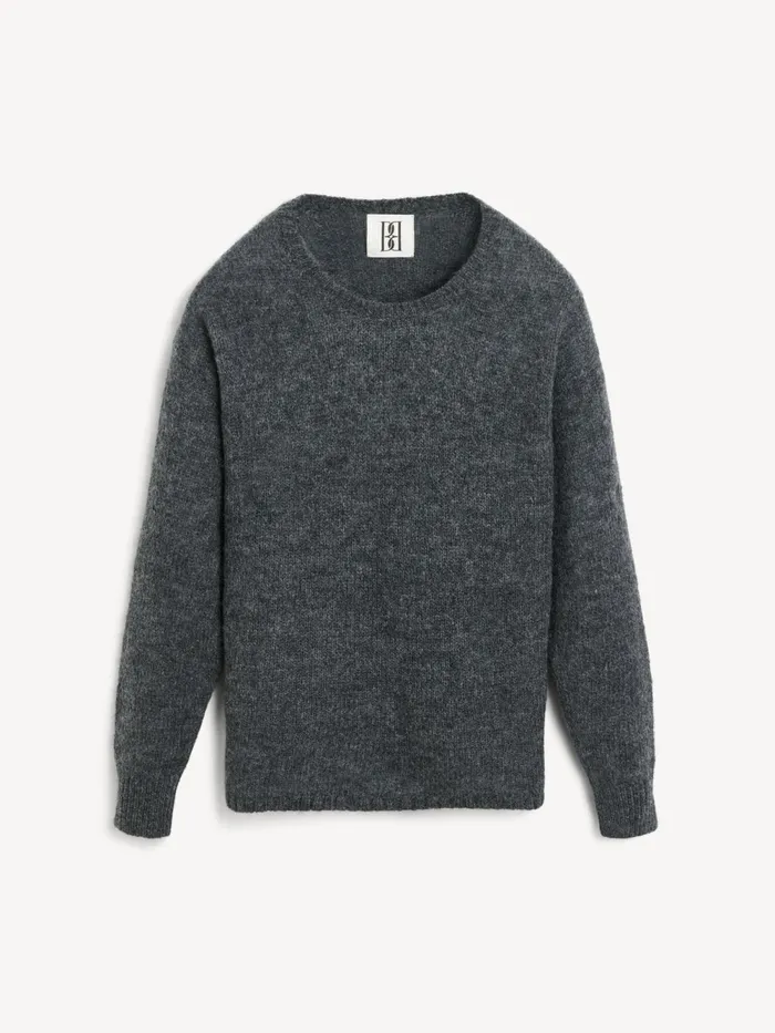 By Malene Birger Knitwear Women Briella MohairBlend Sweater Grey Melange