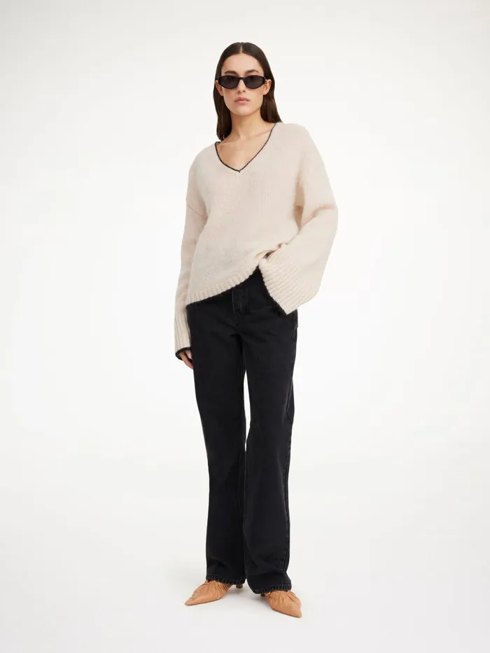 By Malene Birger Knitwear Women Cimone Sweater Oyster Gray