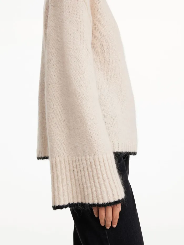 By Malene Birger Knitwear Women Cimone Sweater Oyster Gray