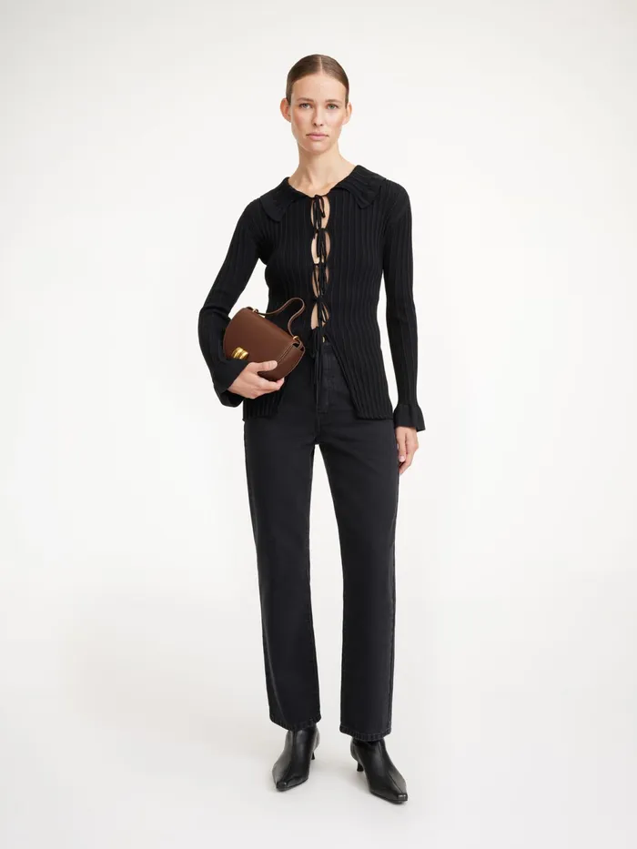 By Malene Birger Knitwear Women Devora RibKnit Cardigan Black