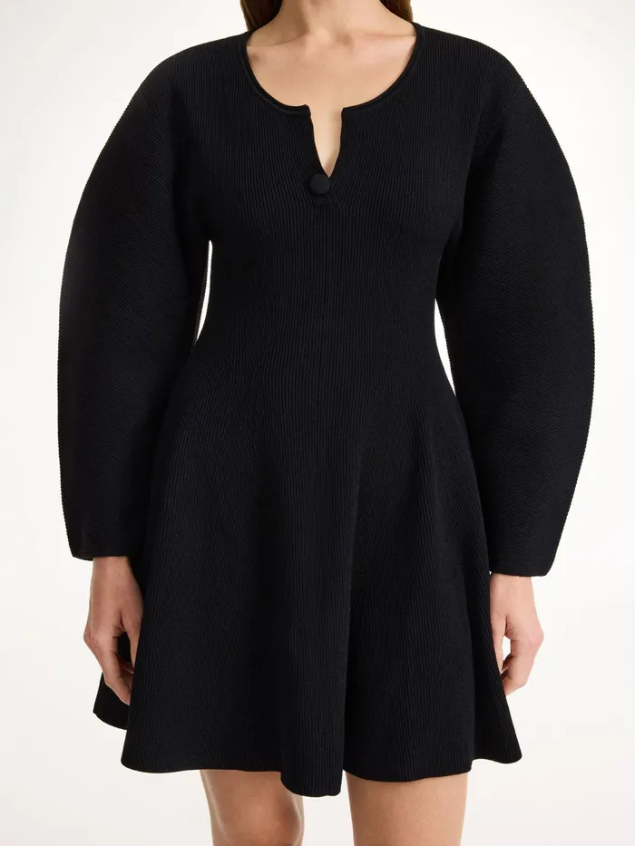 By Malene Birger Knitwear Women Francesa Mini Dress Black