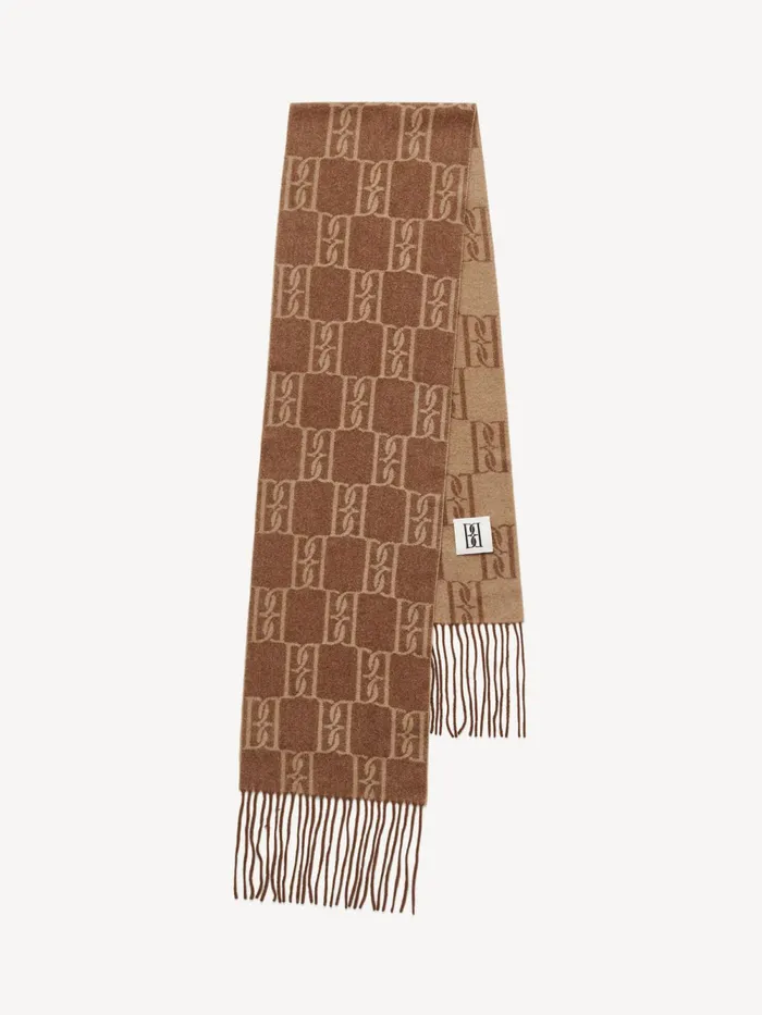 By Malene Birger Scarves Women Manno Wool Scarf Bison