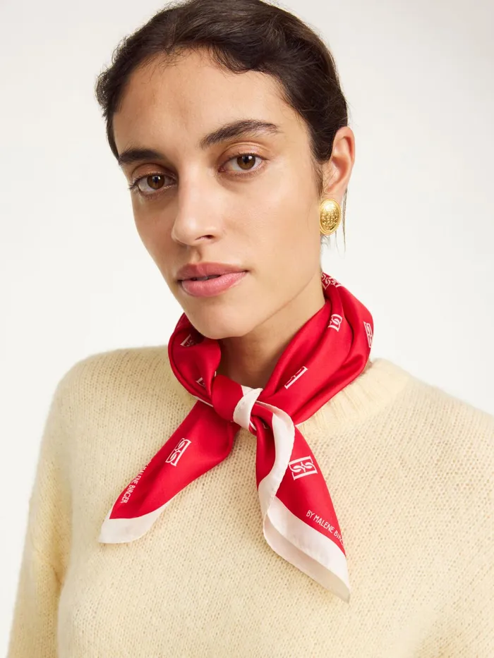 By Malene Birger Scarves Women Monnis Silk Scarf Dark Chilli