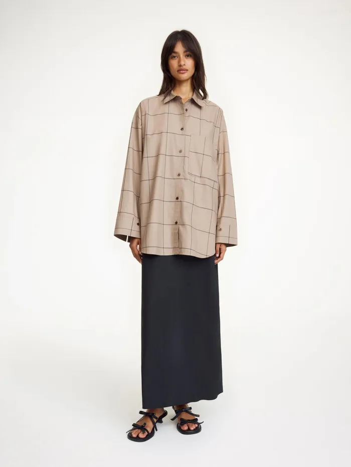 By Malene Birger Shirts Women Derris Organic Cotton Shirt Autumn Check