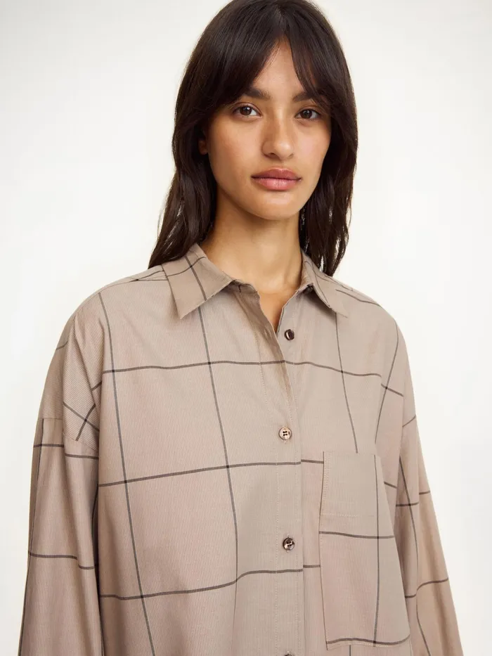 By Malene Birger Shirts Women Derris Organic Cotton Shirt Autumn Check