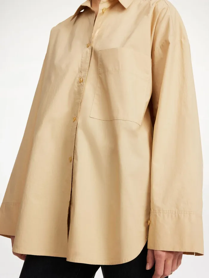 By Malene Birger Shirts Women Derris Organic Cotton Shirt Dark Sand
