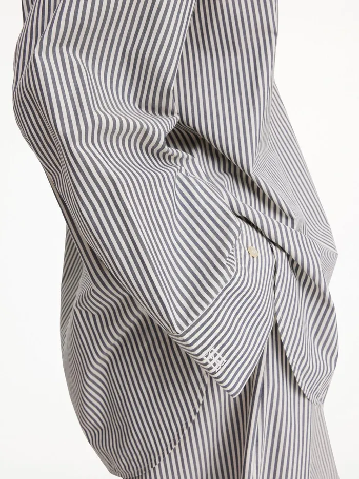By Malene Birger Shirts Women Derris Organic Cotton Shirt Navy Stripe