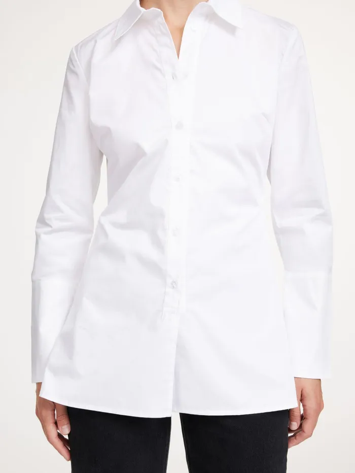 By Malene Birger Shirts Women Padano Organic Cotton Shirt Pure White