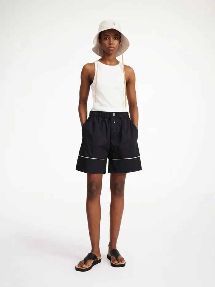 By Malene Birger Shorts Women Siara Organic Cotton Shorts Black