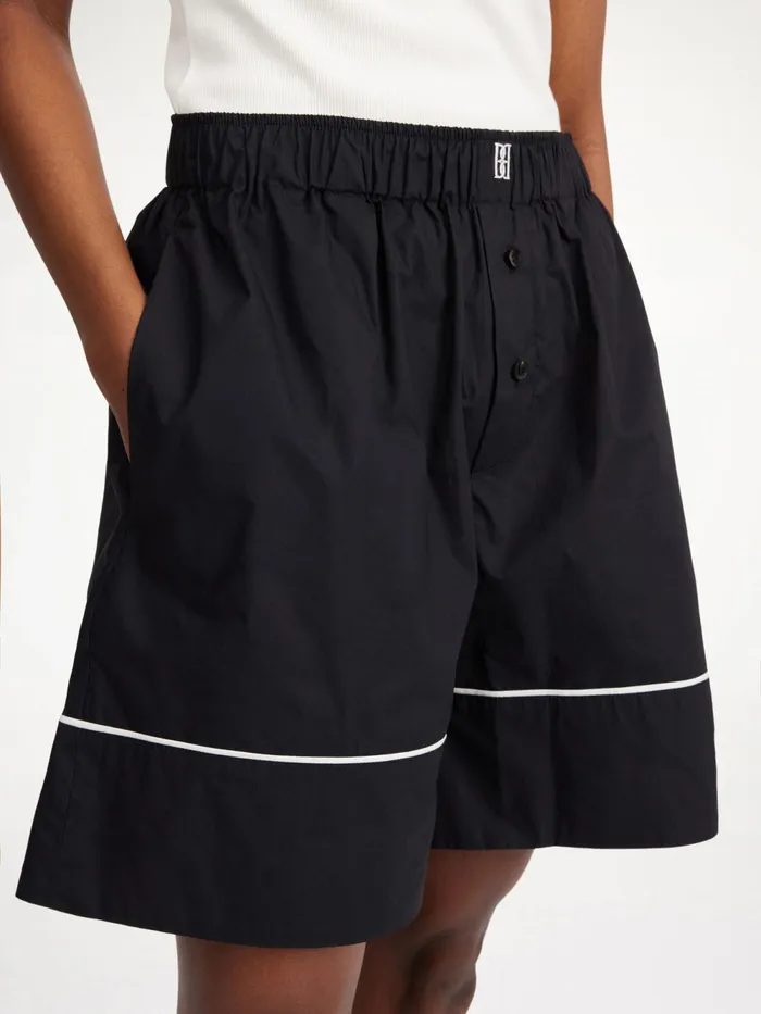By Malene Birger Shorts Women Siara Organic Cotton Shorts Black